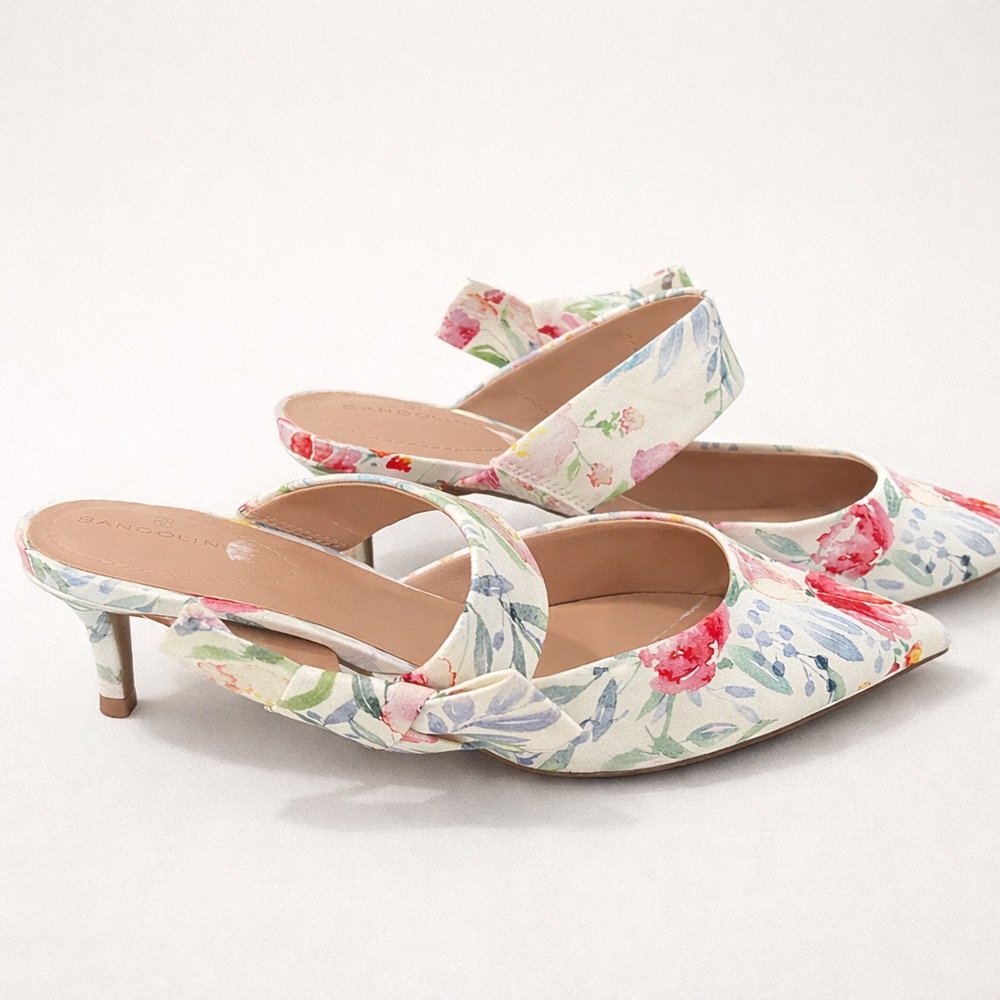 Bandolino Floral Women's Spring and Summer Heels Size 8